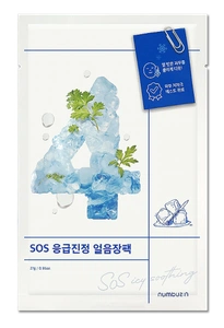 numbuzin No 4 SOS Icy Soothing Mask Sheet
