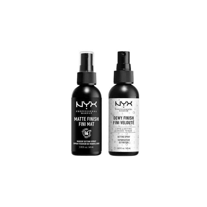 NYX Hero Makeup Setting Spray Dewy + Matte Set