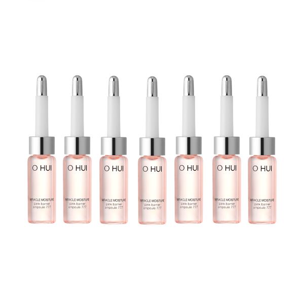 O HUI Miracle Moisture Pink Barrier Amouple 777 - 7ml * 7ea
