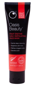 Oasis Beauty Fruit Smoothie 3-In-1 Enzyme Exfoliating Face Mask & Scrub
