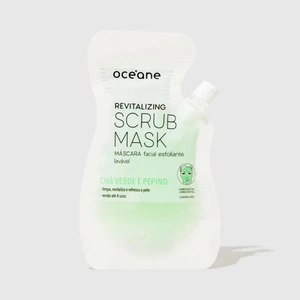 Oceane Revitalizing Scrub Mask - Máscara Facial Esfoliante Chá Verde E Pepino