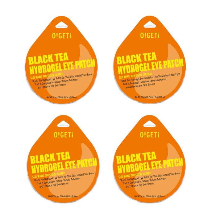OGETi Black Tea Hydrogel Eye Patch - 20pcs (4ea) Set