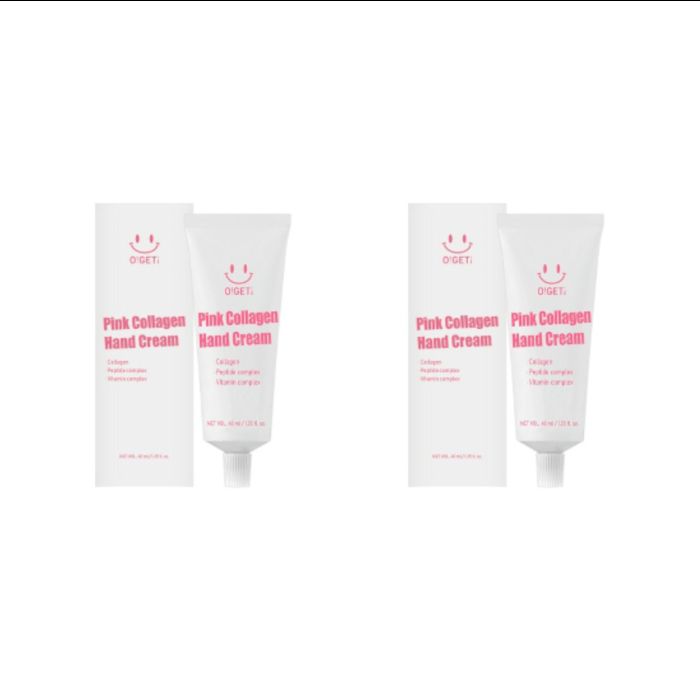 OGETi Pink Collagen Hand Cream - 40ml (2ea) Set