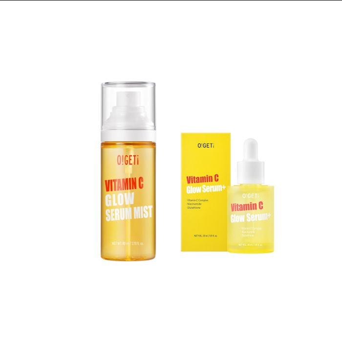 OGETi Vitamin C Glow Serum Mist - 80ml + Vitamin C Glow Serum Plus - 30ml Set