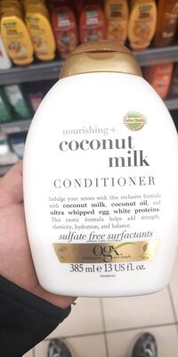 Coconut milk conditioner