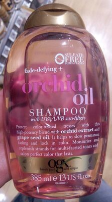 Orchid oil shampoo