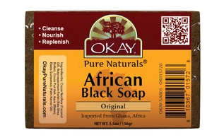 Okay Pure Naturals African Black Soap, Original
