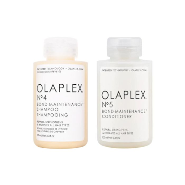 OLAPLEX No.4 Bond Maintenance Shampoo - 100ml (1ea) X No.5 Bond Maintenance Conditioner - 100ml (1ea)