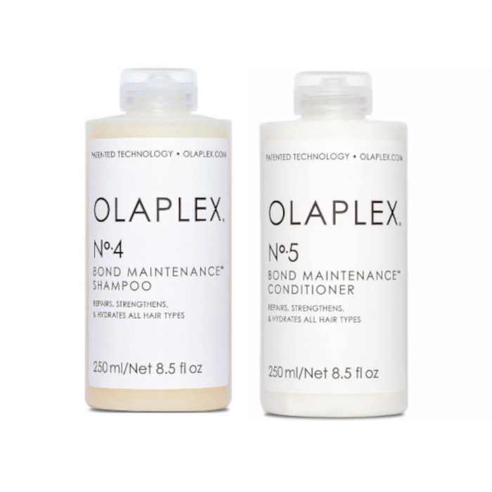 OLAPLEX No.4 Bond Maintenance Shampoo - 250ml (1ea) X No.5 Bond Maintenance Conditioner - 250ml (1ea)