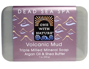 One With Nature Triple Milled Mineral Soap, Volcanic Mud