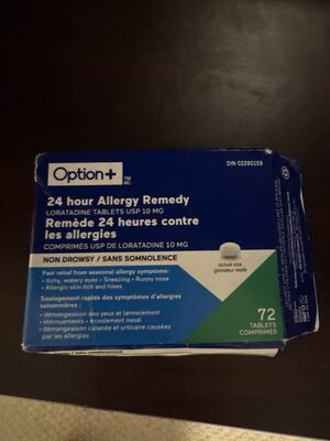 24 hour Allergy Remedy Loratadine