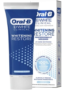 Oral-b 3dwhite Clinical Whitening Restore Diamond Clean Toothpaste