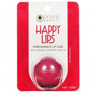 Organic Harvest Happy Lips Pomegranate Lip Balm