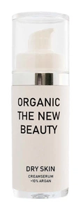 ORGANIC THE NEW BEAUTY dry skin creamserum 10% argan oil