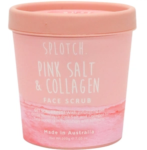 Organik botanik Splotch Tub Pink Salt & Collagen Face Scrub