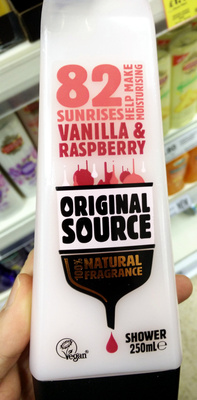82 sunrises Vanilla & Raspberry