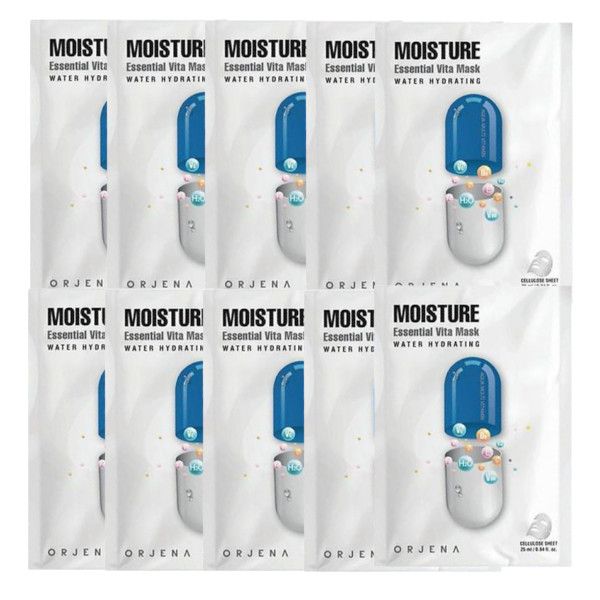 ORJENA Moisture Essential Vita MAsk Sheet - 10pcs