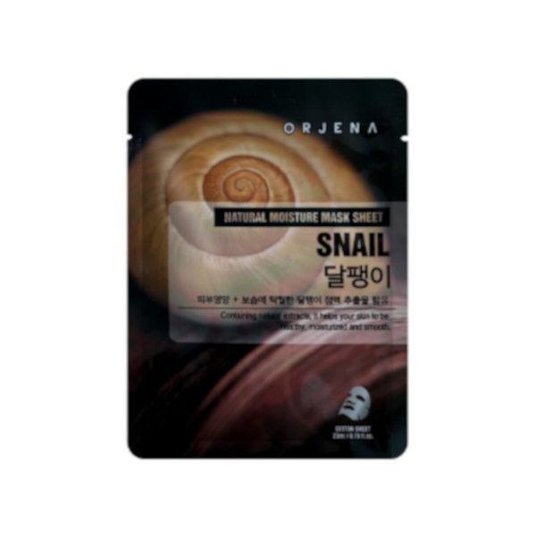 ORJENA Natural Moisture Mask Sheet - Snail - 23ml X 10sheet