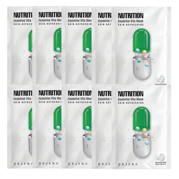 ORJENA Nutrition Essential Vita Mask Sheet - 10pcs