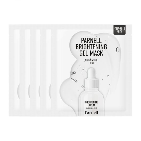 Parnell Niacinamide + Rice Brightening Gel Mask - 35gx5ea
