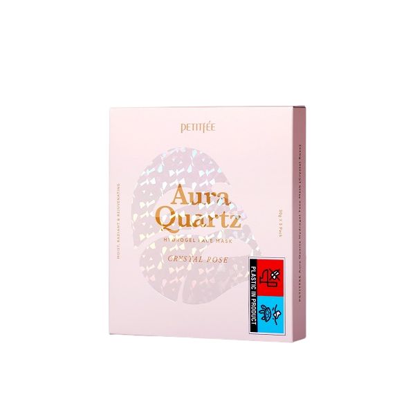 PETITFEE Aura Quartz Hydrogel Face Mask Crystal Rose - 30g*5pcs