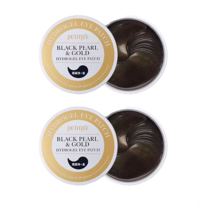 PETITFEE Black Pearl & Gold Hydrogel Eye Patch - 60pcs (2ea) Set