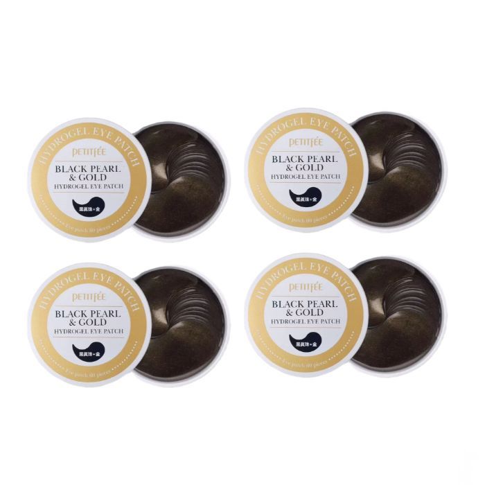 PETITFEE Black Pearl & Gold Hydrogel Eye Patch - 60pcs (4ea) Set