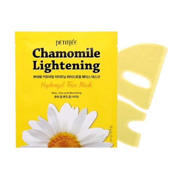 PETITFEE Hydrogel Mask Pack - 5pcs - #Chamomile Lightening