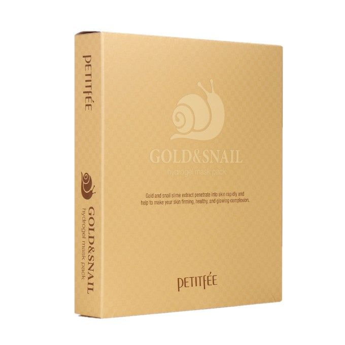 PETITFEE Hydrogel Mask Pack #Gold & Snail - 5pcs