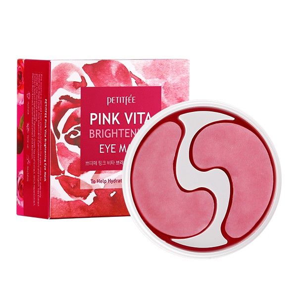 PETITFEE Pink Vita Brightening Eye Mask - 60pcs