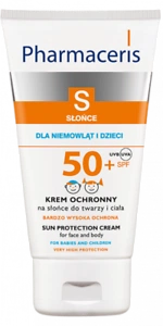 Pharmaceris S Sun Protection Cream For Babies And Children Spf 50+
