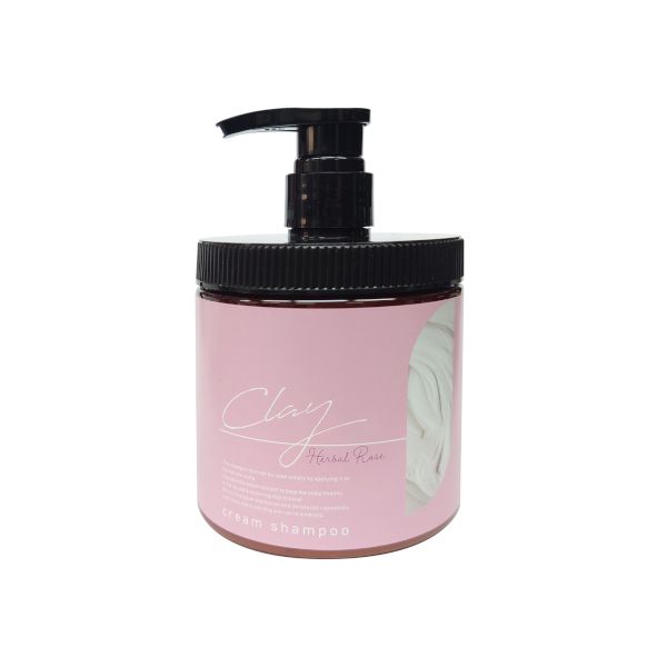 Picomonte Clay Cream Shampoo Herbal Rose Scent - 450g