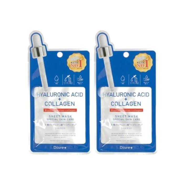 Picomonte Dcure+ Hyaluronic Acid + Collagen Face Mask - 1 pc (2ea)