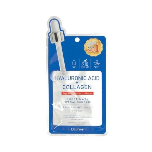 Picomonte Dcure+ Hyaluronic Acid + Collagen Face Mask - 1 pc