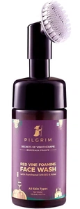 Pilgrim Red Vine Foaming Face Wash W/ Brush