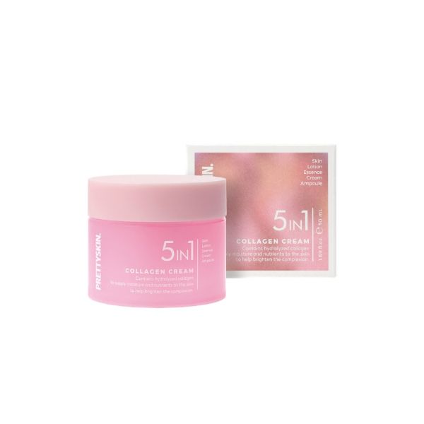 PRETTYSKIN 5In1 Collagen Cream - 50ml
