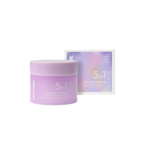PRETTYSKIN 5In1 Retinol Cream - 50ml