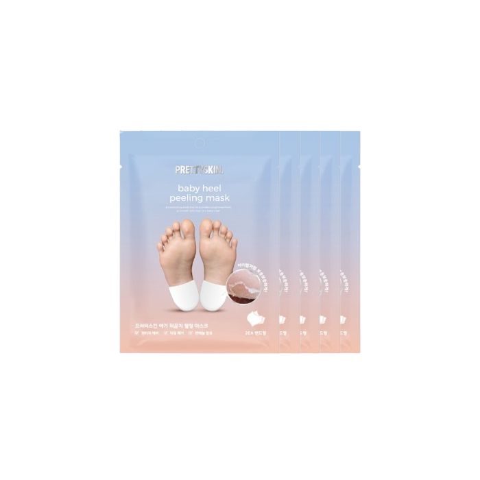 PRETTYSKIN Baby Heel Peeling Mask - 10ml (5ea) Set