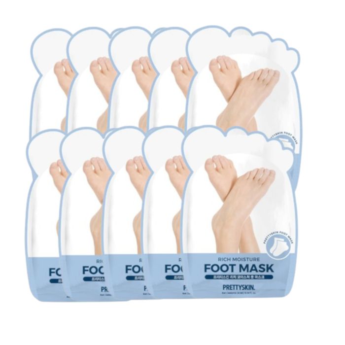 PRETTYSKIN Bliss Rich Renew Foot Mask - 10pcs Set