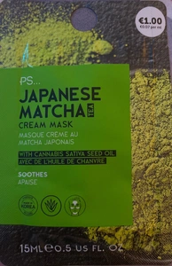 PS Japanese Match Tea Cream Mask