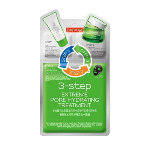 PUREDERM 3Step Extreme Pore Hydrating Treatment - 1pc