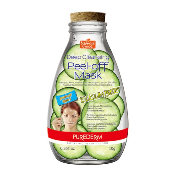 PUREDERM Deep Cleansing Peel-Off Mask - 10g - Cucumber