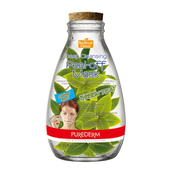 PUREDERM Deep Cleansing Peel-Off Mask - 10g - Green Tea