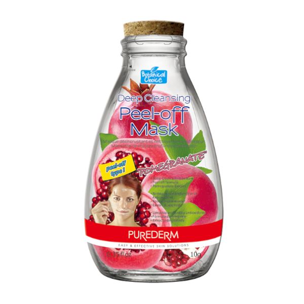 PUREDERM Deep Cleansing Peel-Off Mask - 10g - Pomegranate