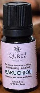Qurez Bakuchiol - Revitalizing Facial Oil With Hempseed, Vetiver And Turmeric