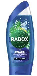 Radox Mineral Therapy Feel Awake 2-in-1 Shower Gel & Shampoo