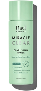 Rael Beauty Miracle Clear Succinic Acid Clarifying Facial Toner For Acne