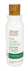 Raw Sugar Raw Sugar Scalp Renew Shampoo Activated Charcoal + Tea Tree + Moringa Oil