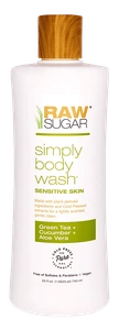 Raw Sugar Raw Sugar Skin Green Tea + Cucumber + Aloe Vera Sensitive Body Wash