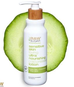 Raw Sugar Simply Body Lotion (Sensitive Skin) - Green Tea + Cucumber + Aloe Vera